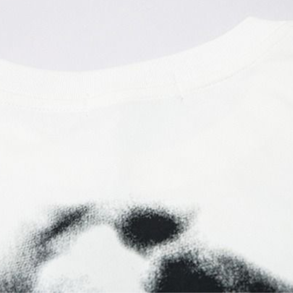 Dark Letter Graffiti Cotton T-Shirt