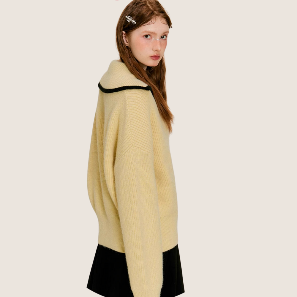 Women's Dopamine Double Zip Knitted Cardigan