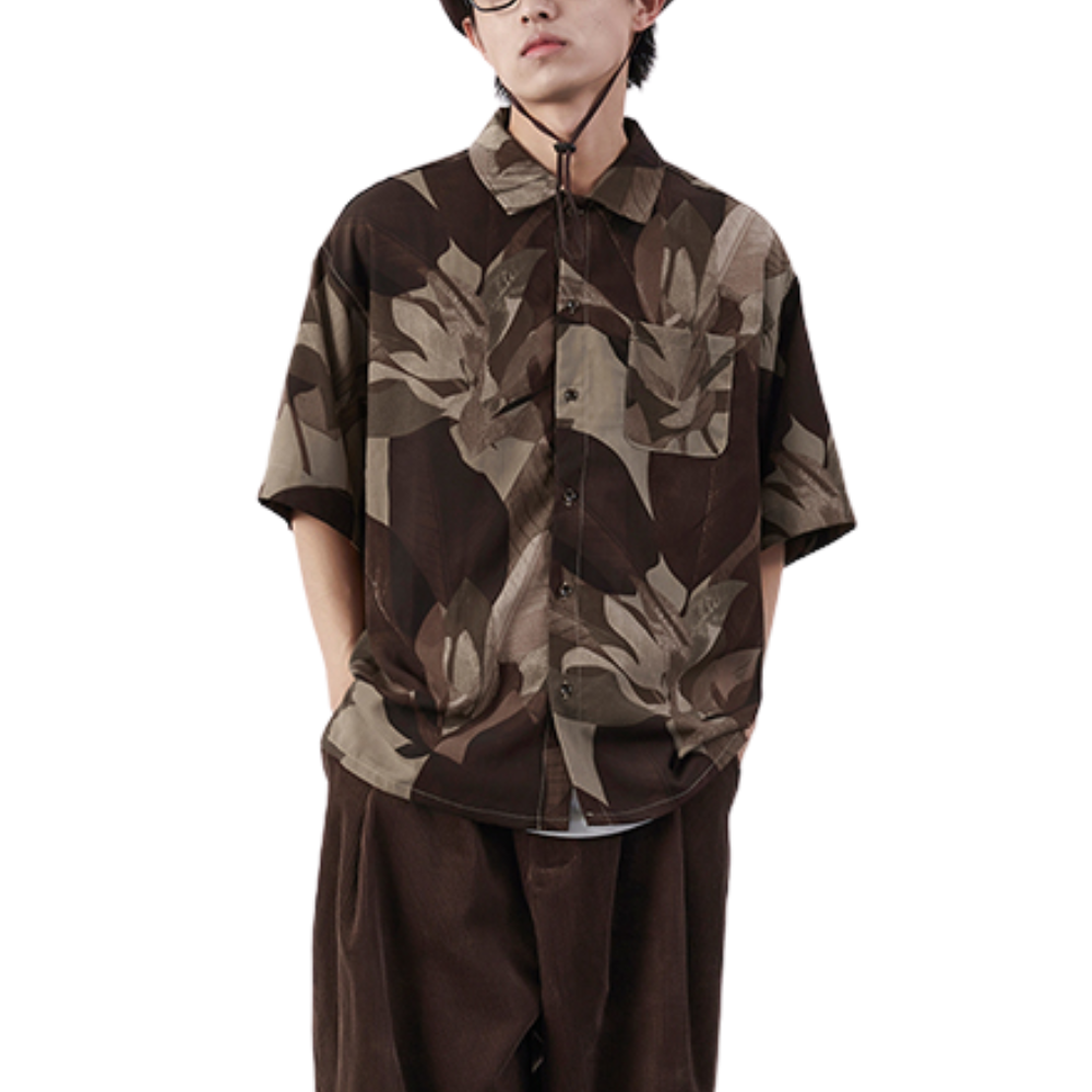 American Vintage Canvas Print Shirt