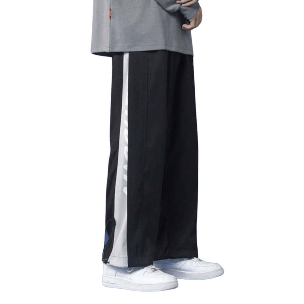 ⚡ Contrast Straight Casual Sweatpants