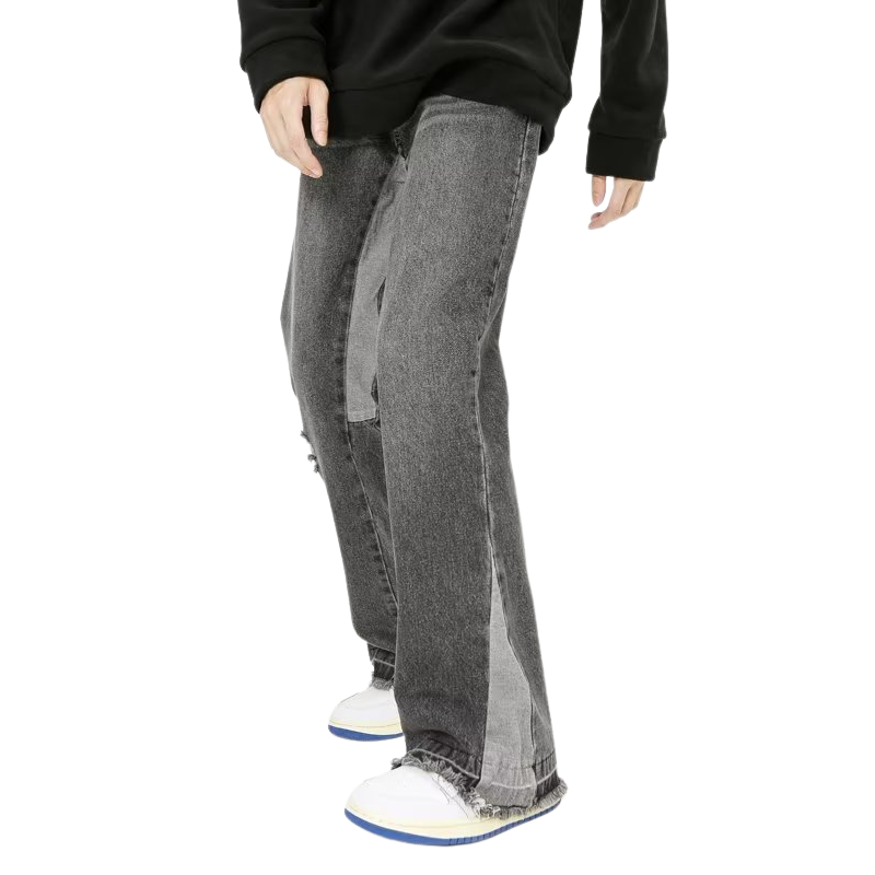 Patchwork Hole Jeans