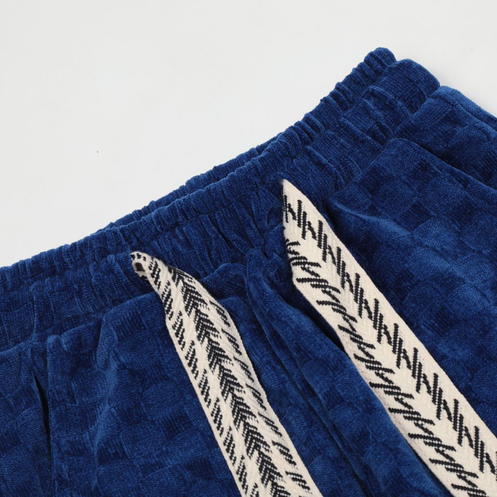 Retro solid color drawstring Sweatpants