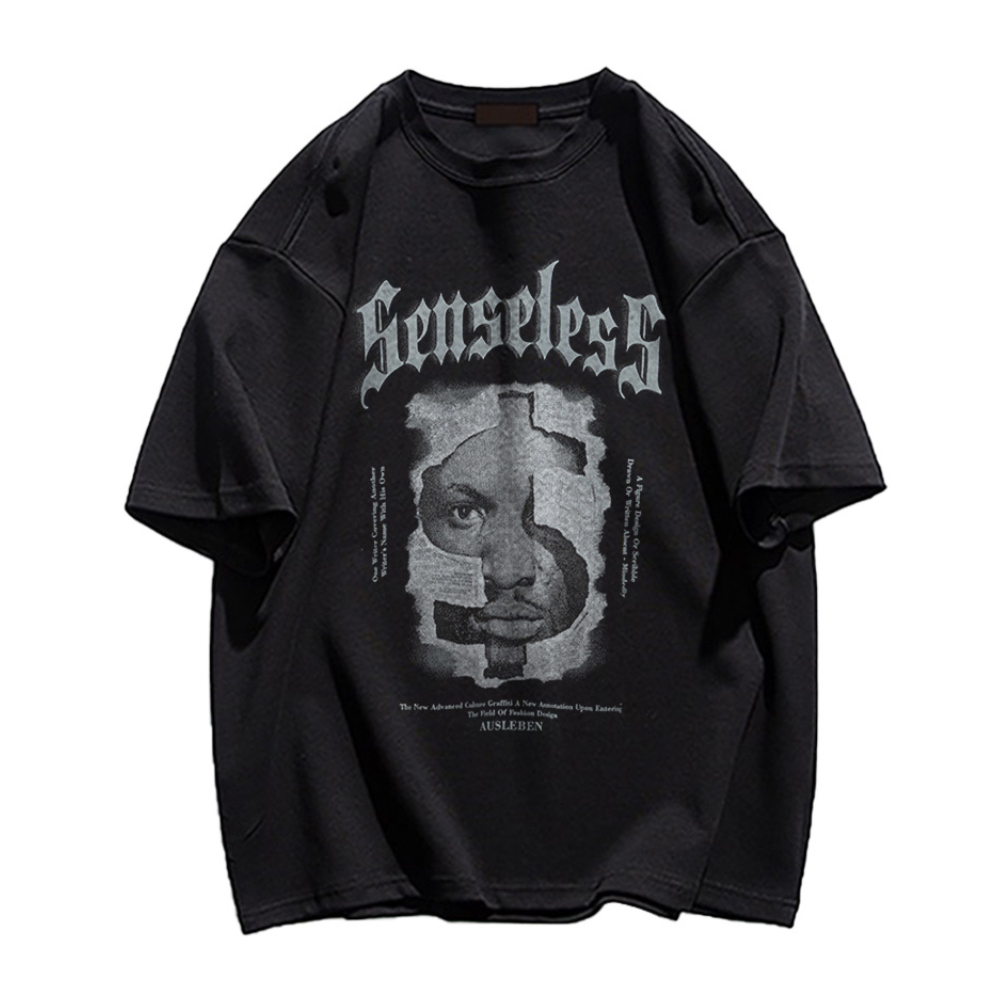 American Street Masked Men Graphic T-shirt