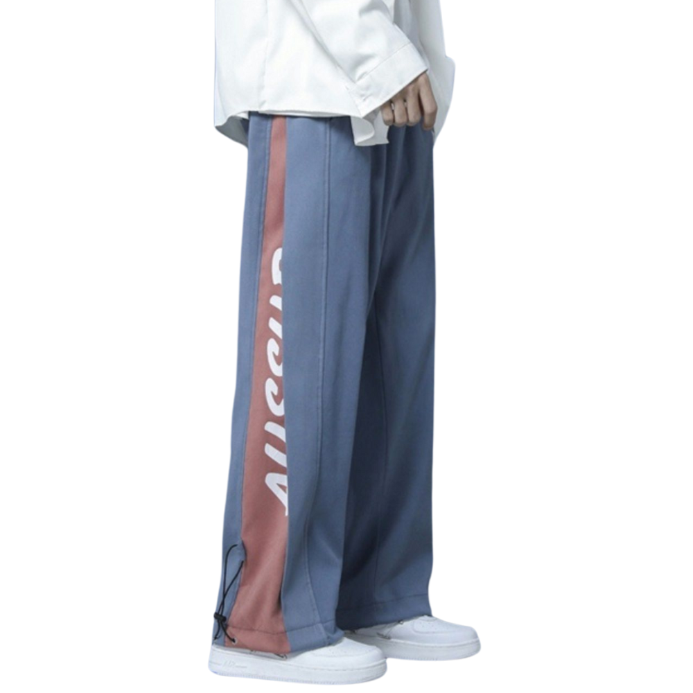 ⚡ Contrast Straight Casual Sweatpants