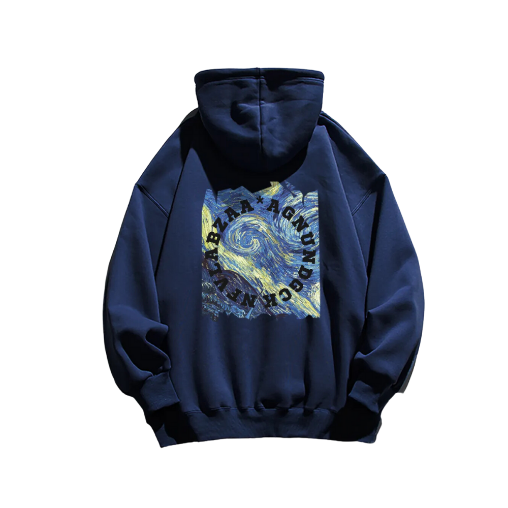 High Street Oil Painting Hoodie