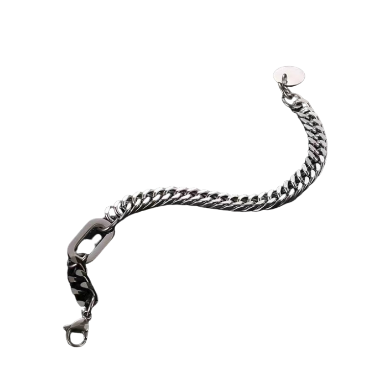 High Street Titanium Retro Hip Hop Bracelet