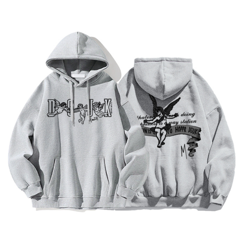 Urban High Street Letter Graphic Hoodies