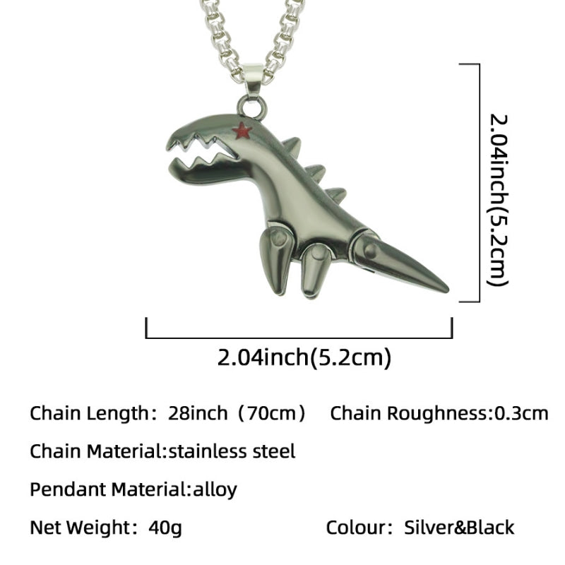 Dinosaur Pendant Necklaec