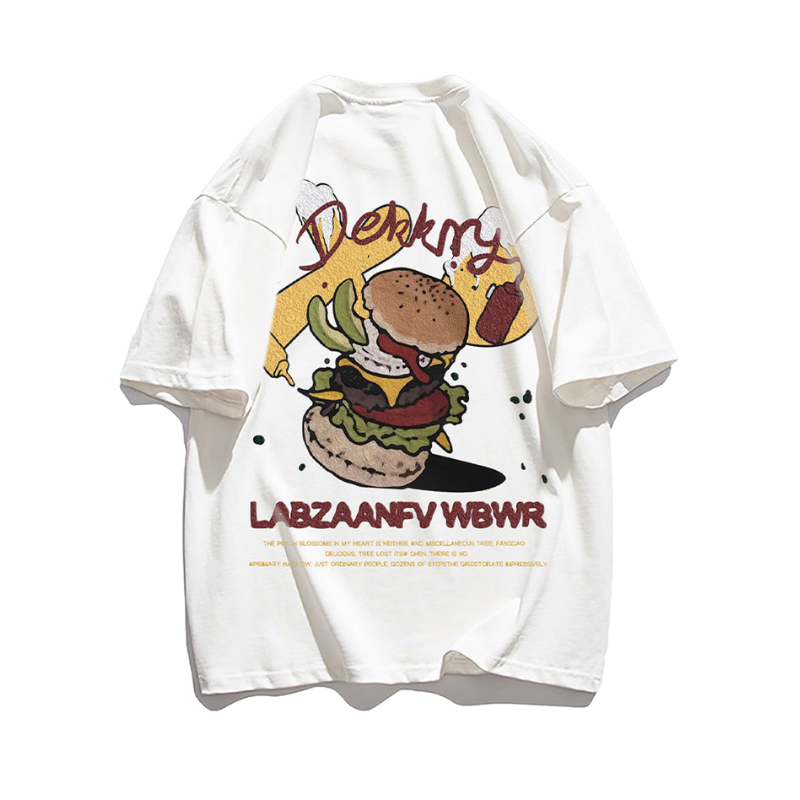 Vintage Cartoon Print T-Shirt