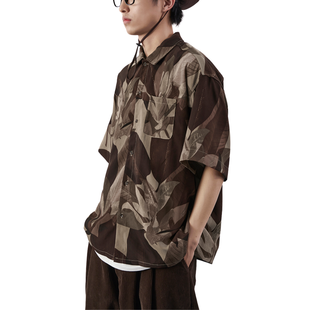 American Vintage Canvas Print Shirt