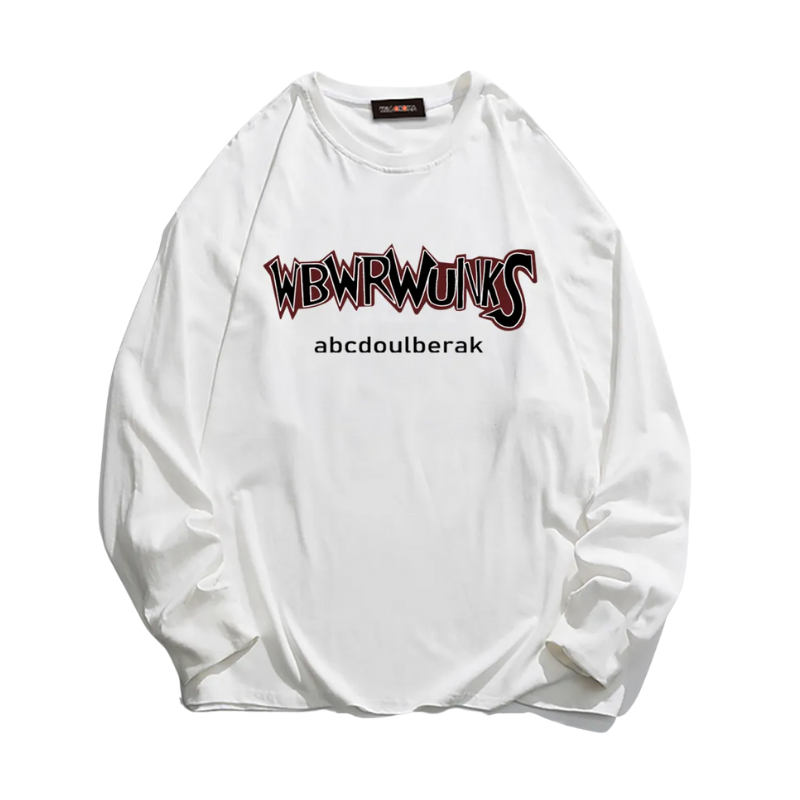 Vintage Loose Printing Sweatshirt