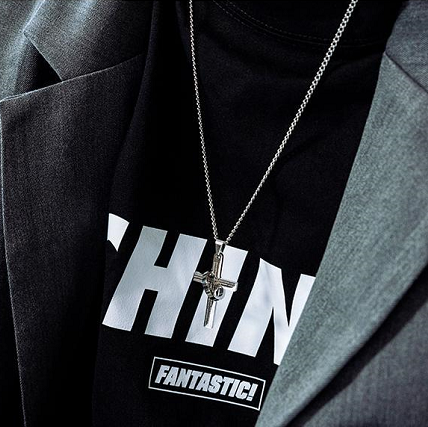 Aoklok Crucifix And Ring Necklace