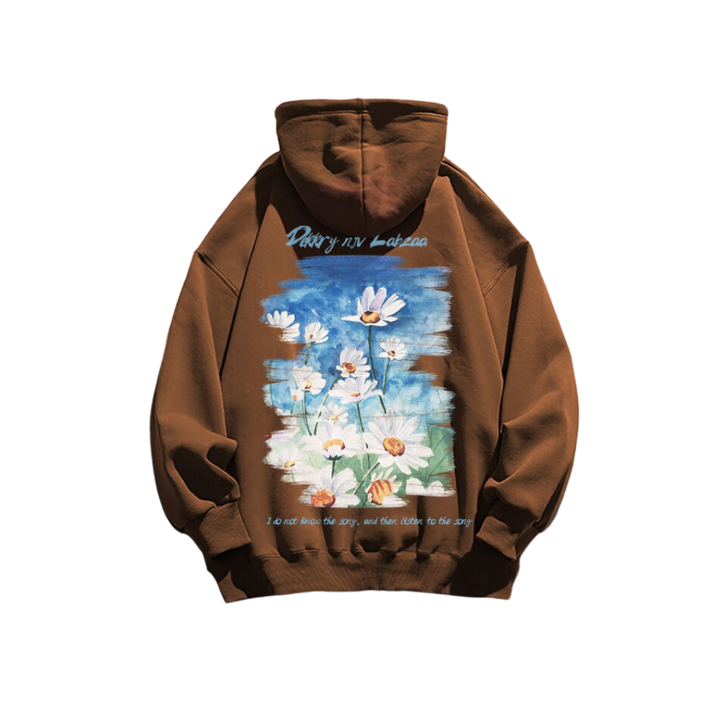 Little Daisy Oil Painting Hoodie
