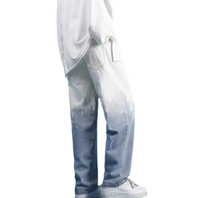 Vintage Street Fading Straight Leg Jeans