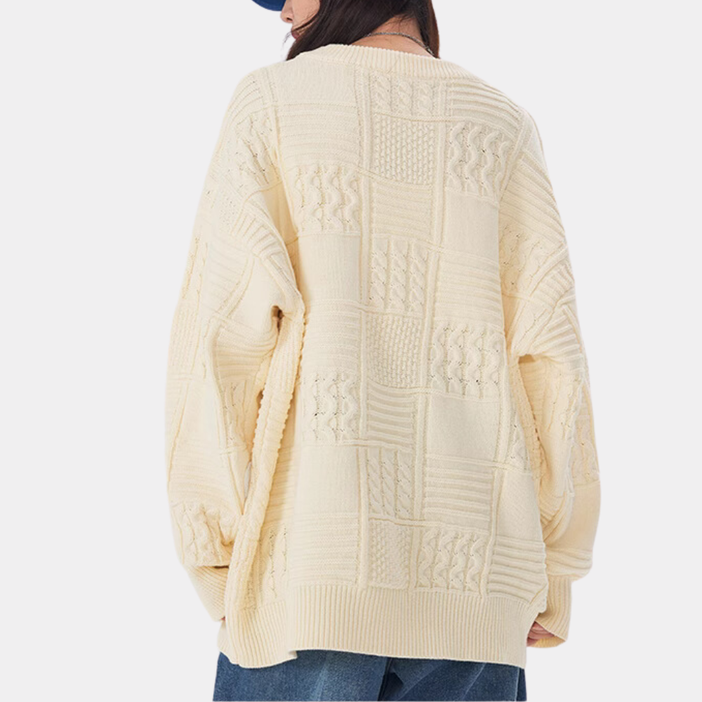 Women's Japanese Solid Color Knitted Sweater
