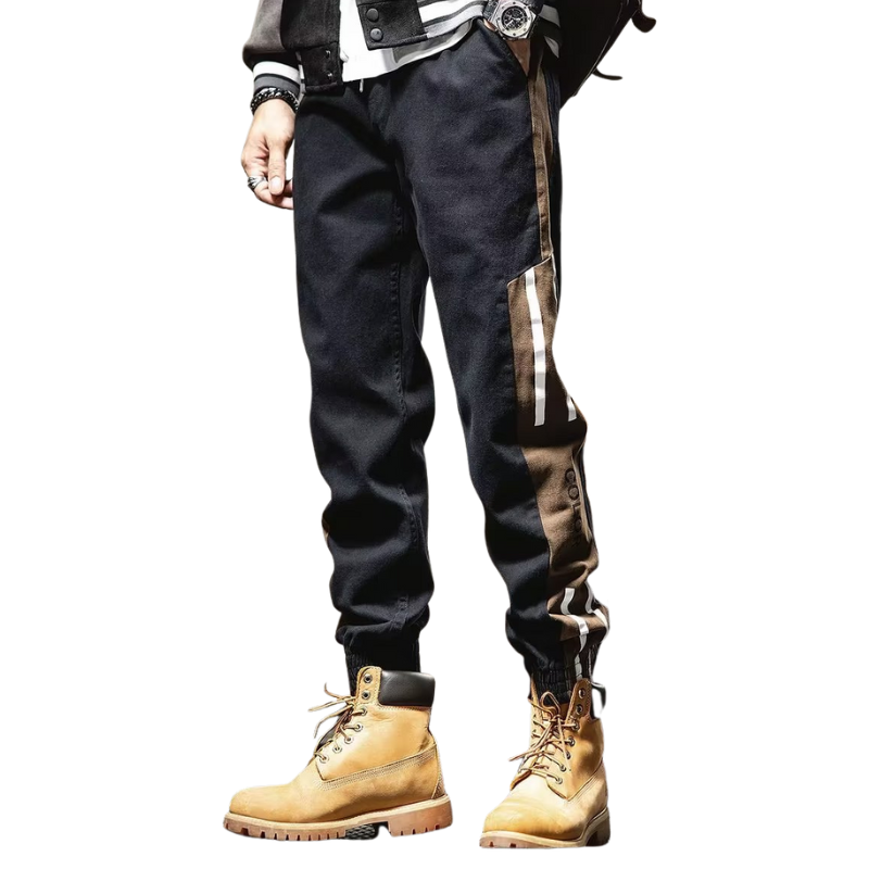 Retro Side Stripe Cargo Pants