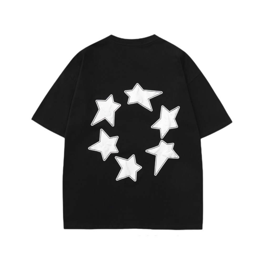 Simple Pentagram Graphic T-Shirt