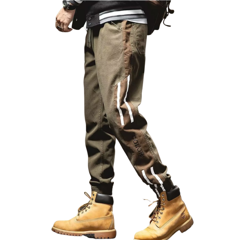 Retro Side Stripe Cargo Pants