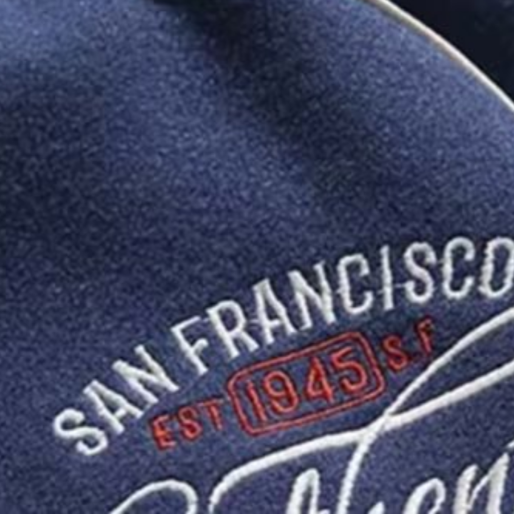 Flocked Jacquard Contrast Varsity Jacket