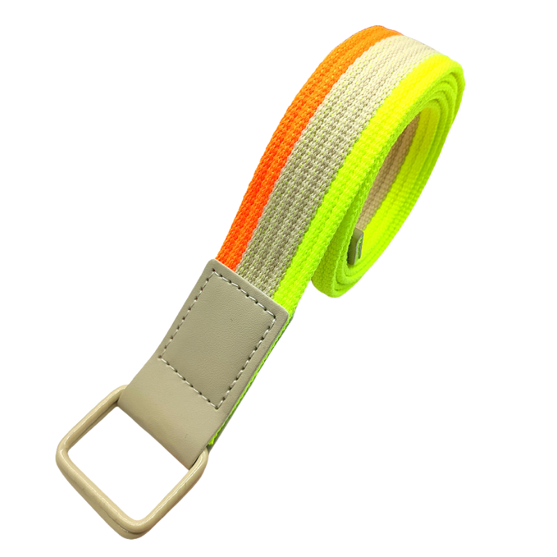 Color Blocking Patchwork Thin Belts