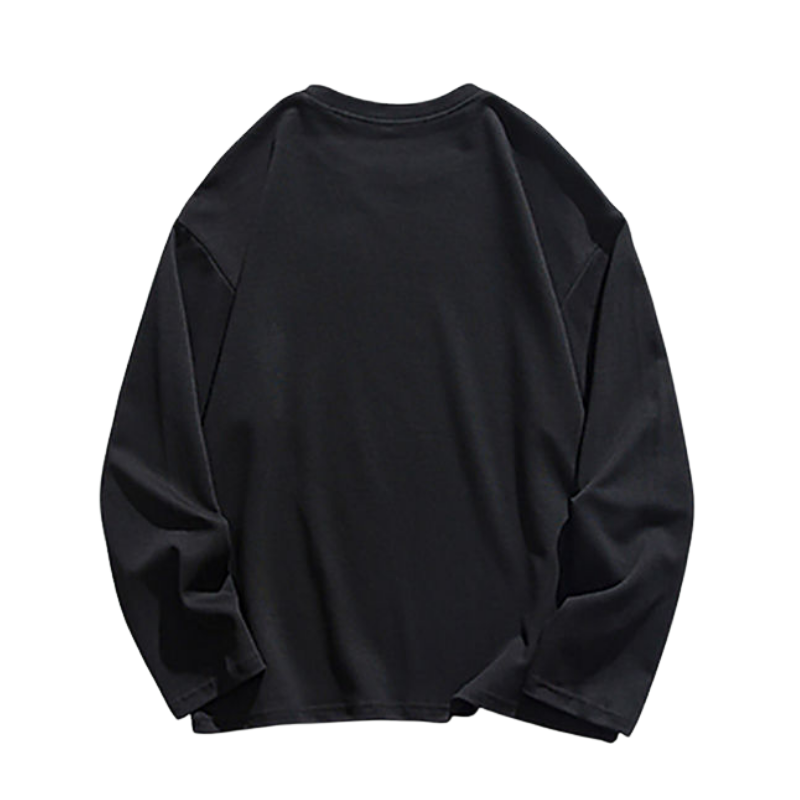 Cartoon Oil Printing Graphic Sweatshirt