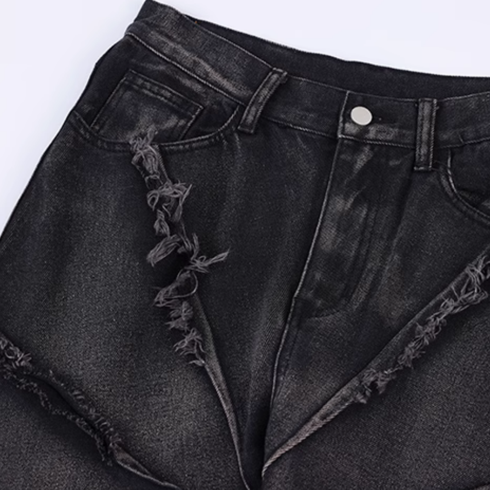 Women's High Street Heavyweight Washed Jeans