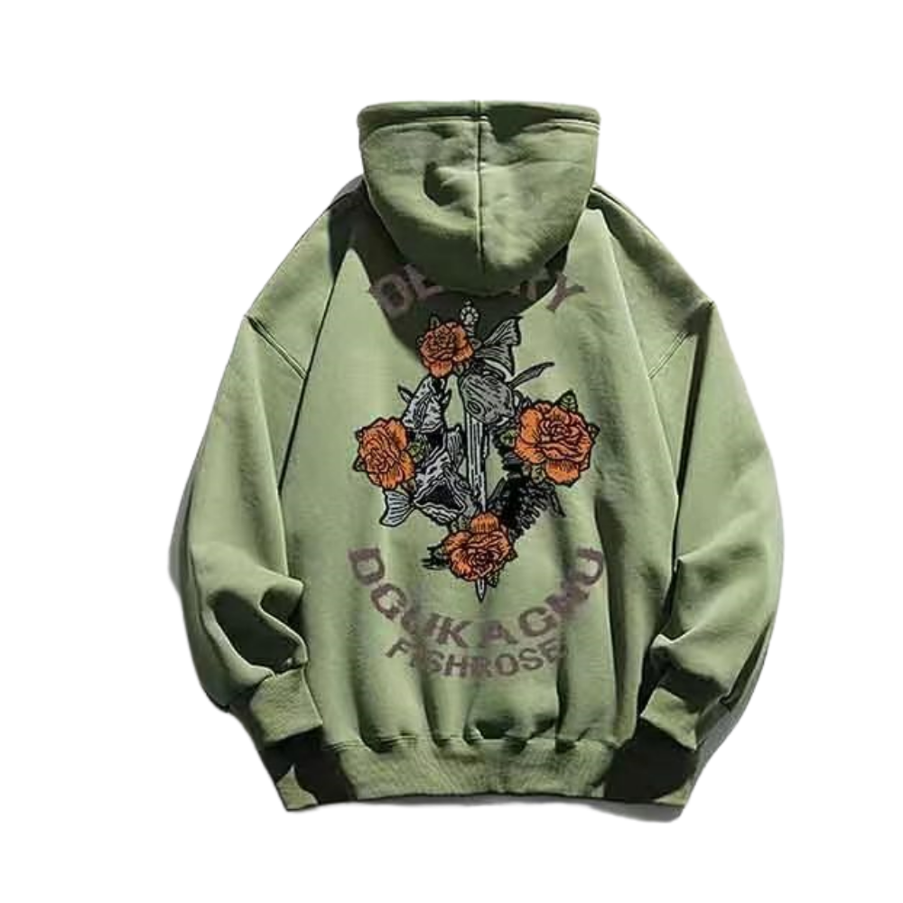 Vintage Graphic Sloppy Hoodies
