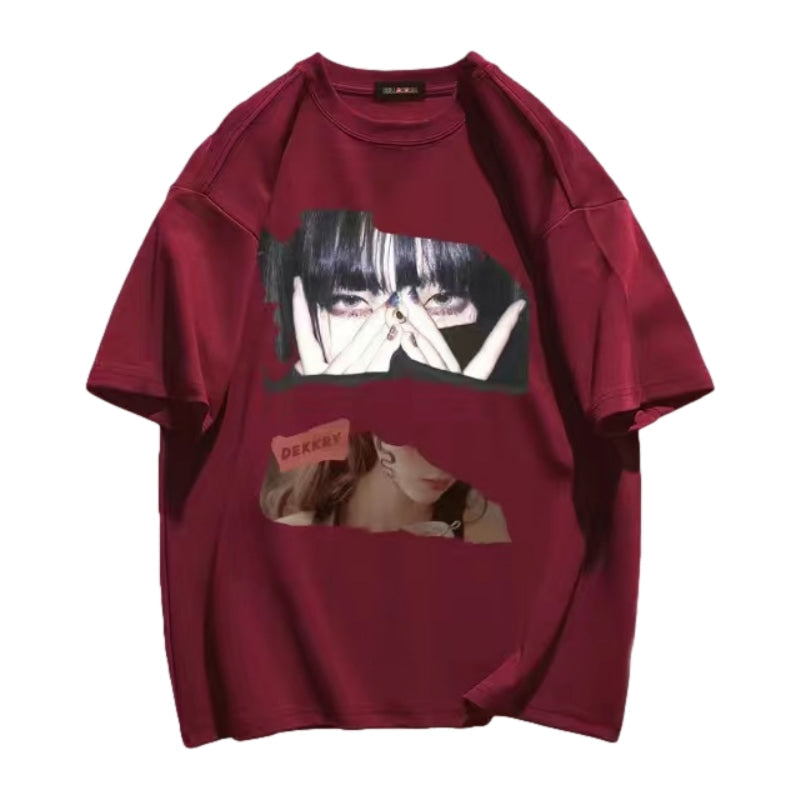 Street Girls Anime Graphic Casual T-shirt