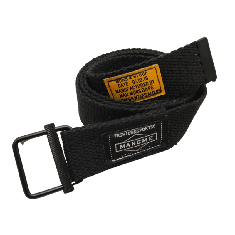 Street Letter Thin Nylon Belts