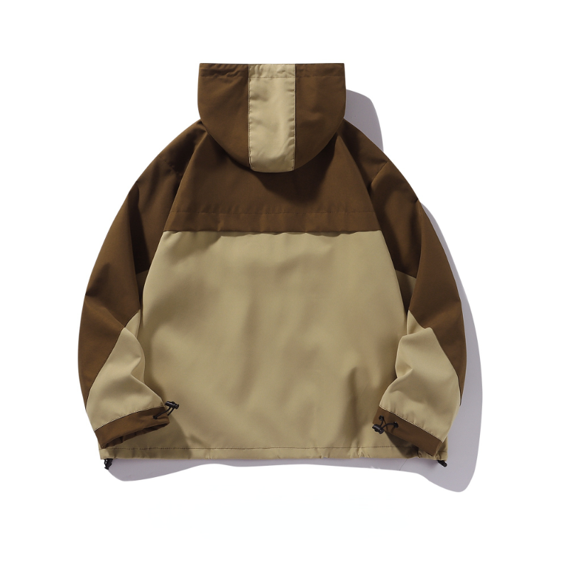 Vintage Letter Embroidery Shell Jacket