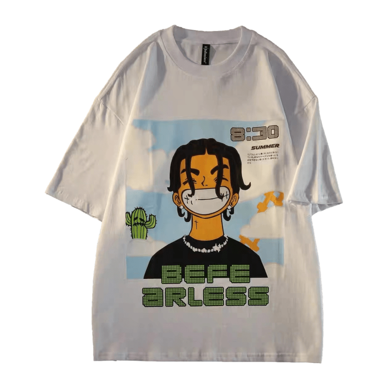 Vintage Portrait Print T-Shirt
