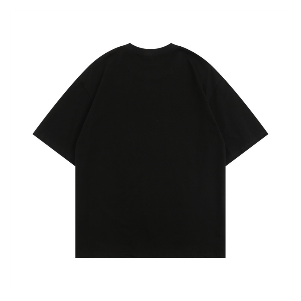 Retro Dark Love Skull Head Graphic T-Shirt