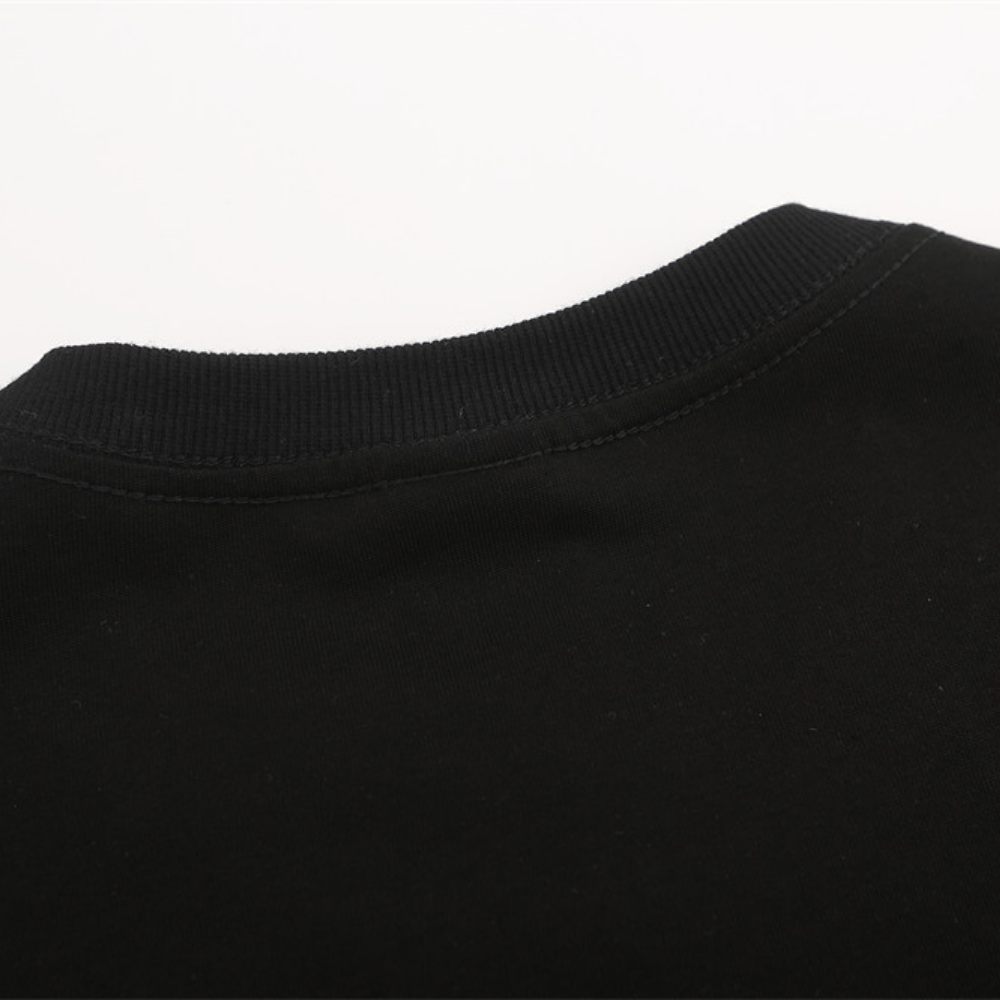 Retro Dark Love Skull Head Graphic T-Shirt