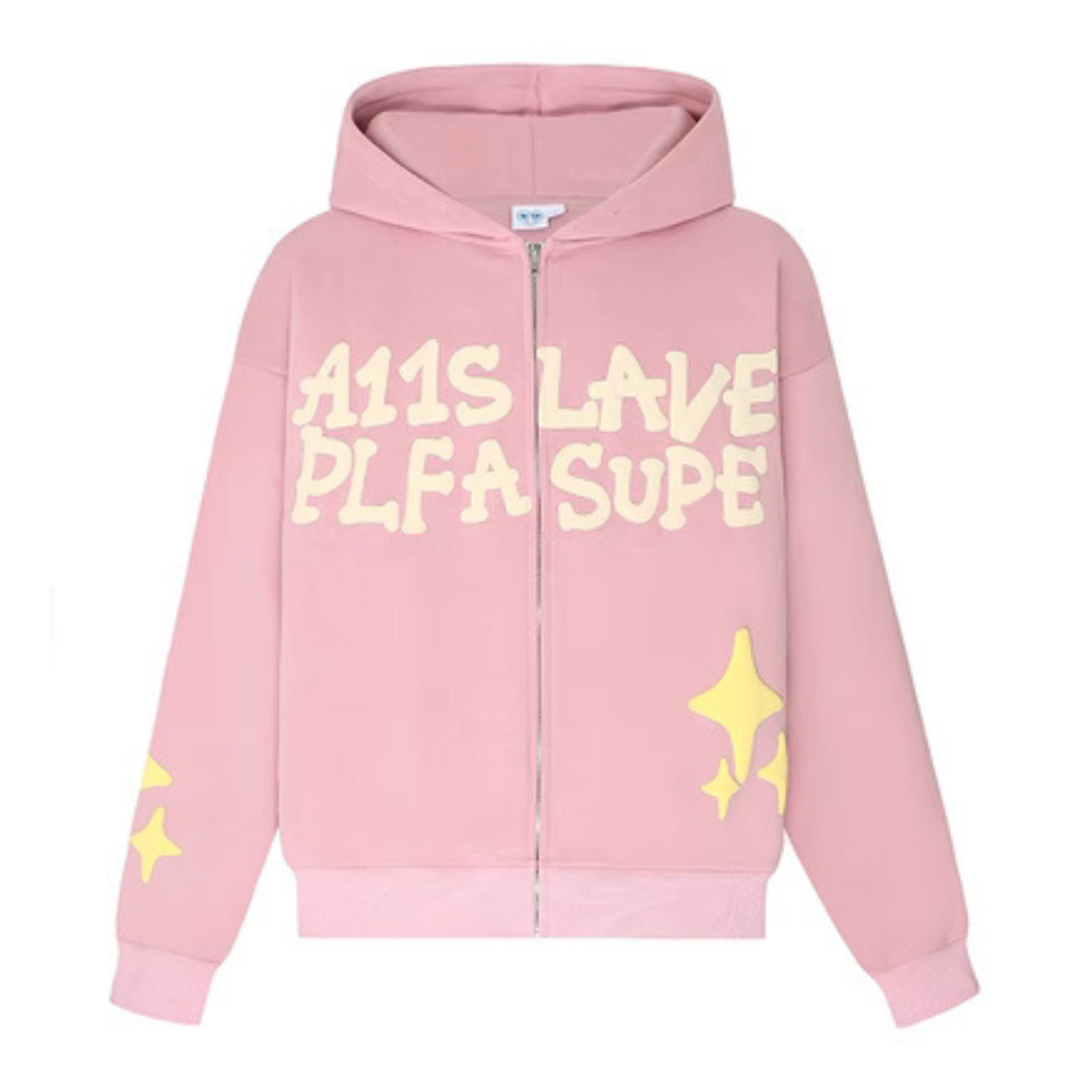 Women's High Street Foam Lettering Hoodie