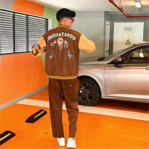 Vintage Street Bold Embroidery Jacket