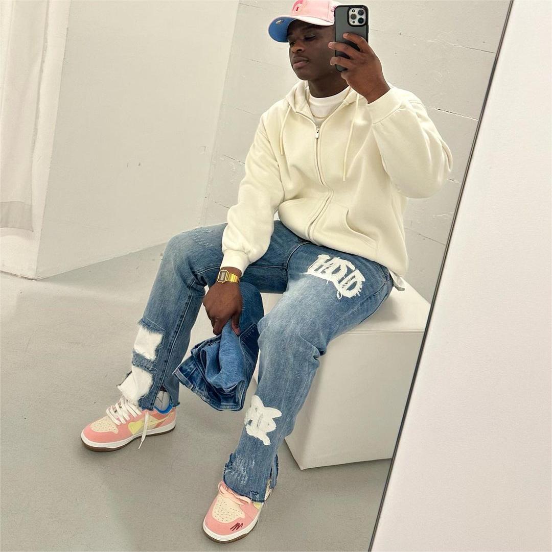 H-Block |Flower Totem Canvas Sneakers