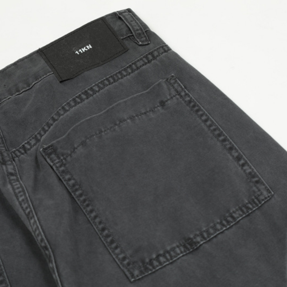 Vintage Multi-Pocket Solid Cargo Pants