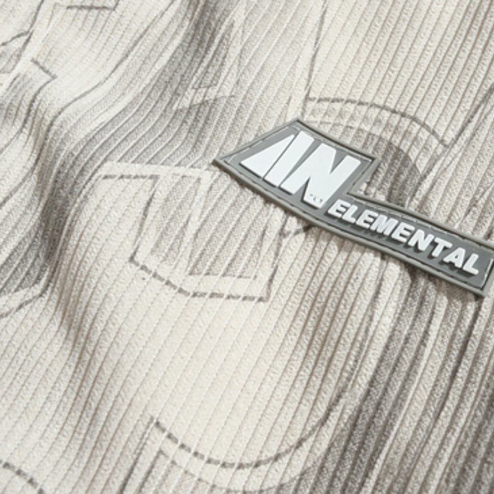 Pure Letter Pattern Casual Jacket