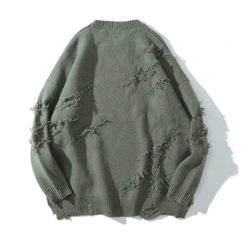 High Street Plain Torn Sweater