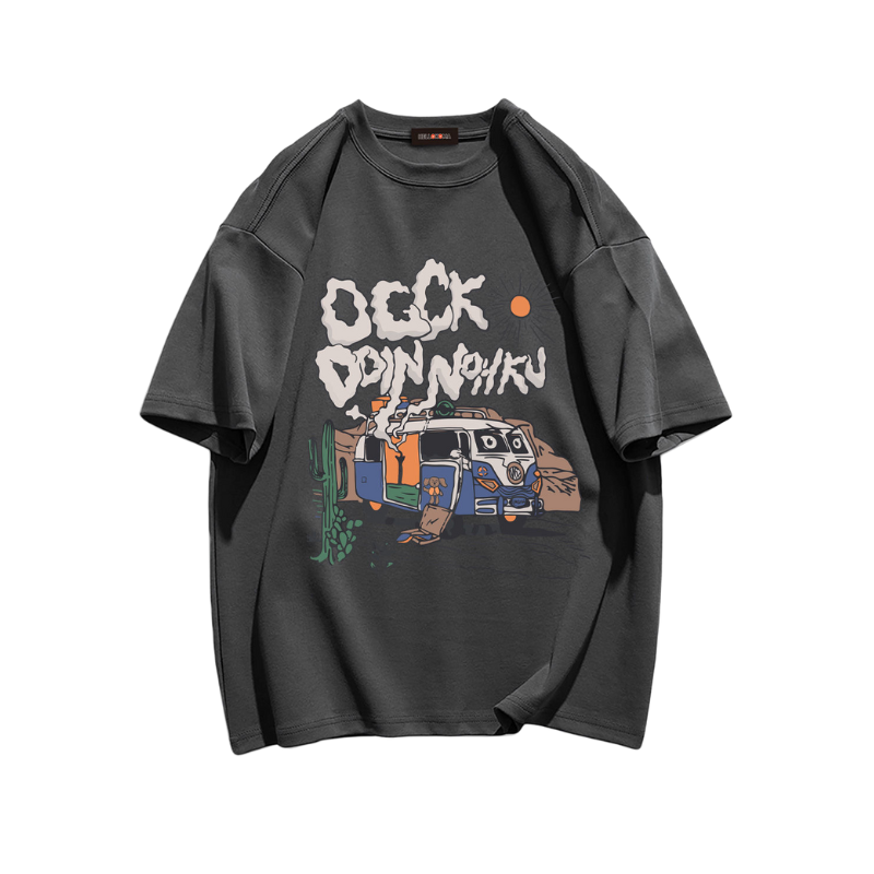 Vintage Cartoon Bus T-Shirt