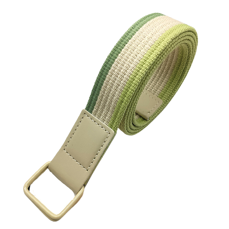 Color Blocking Patchwork Thin Belts