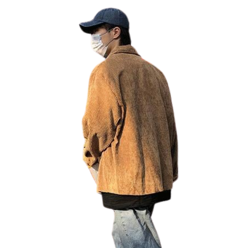 High Street Corduroy Full Button Jacket