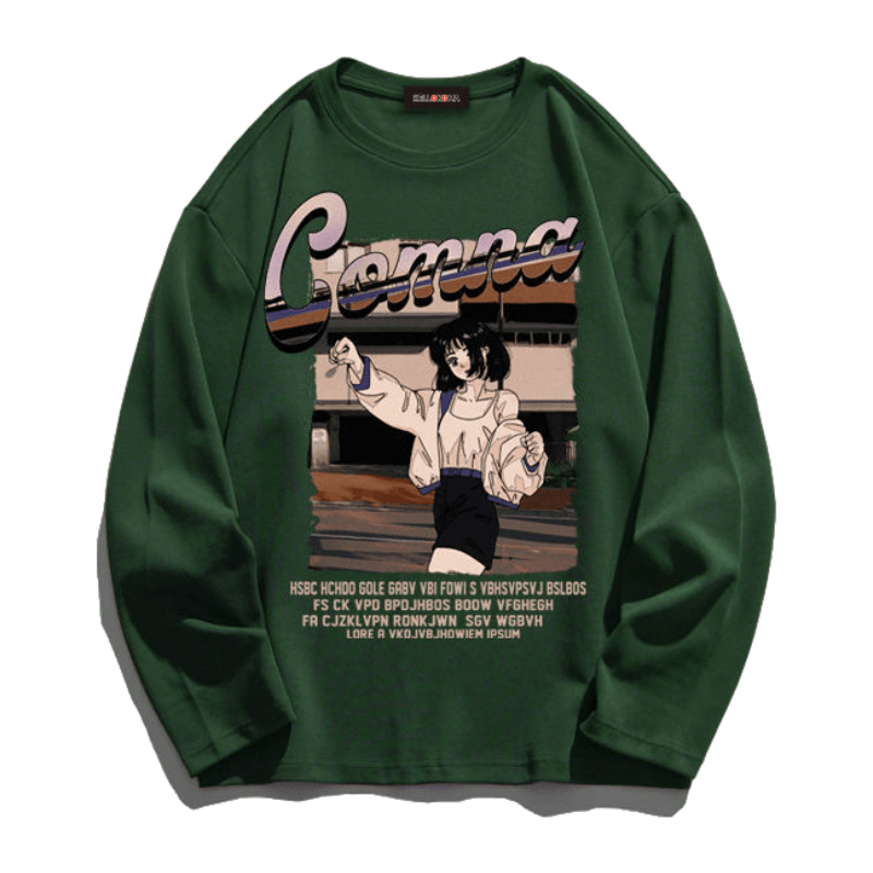 Urban ‘Japanese Girl’ Long Sleeve Shirt