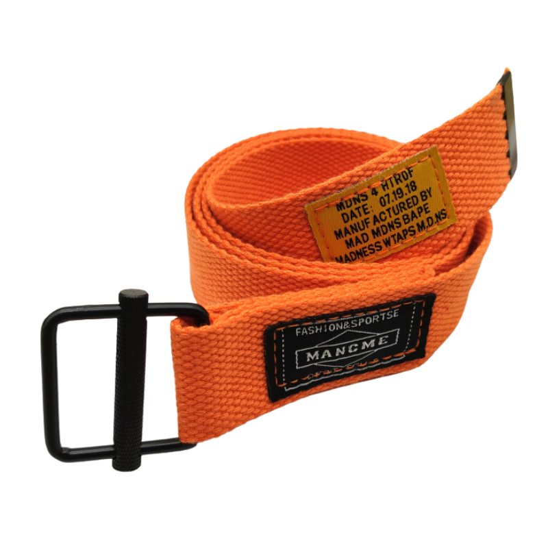 Street Letter Thin Nylon Belts