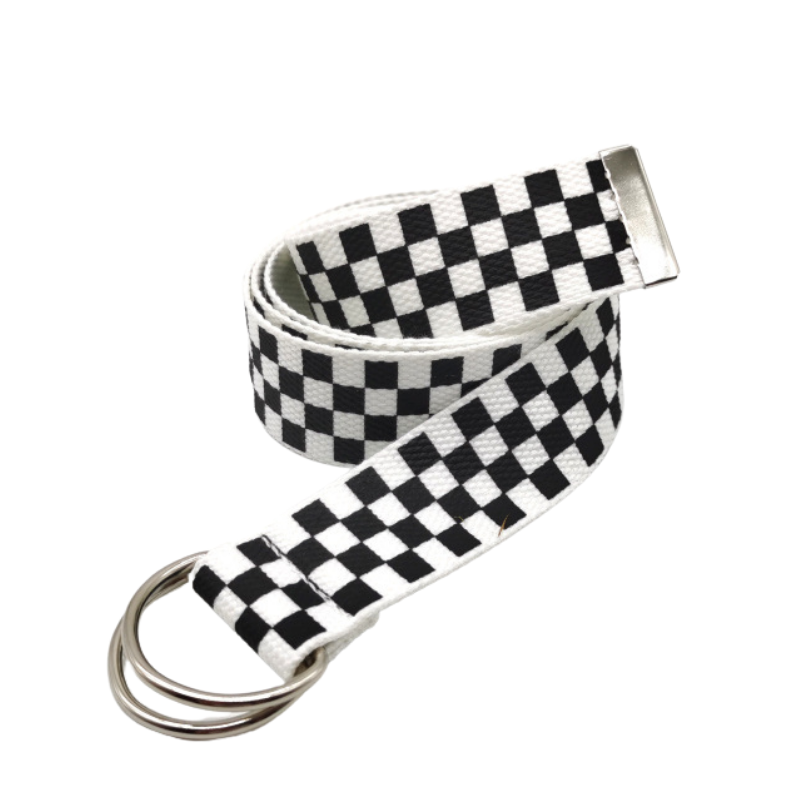 Casual Chessboard Nylon Belts