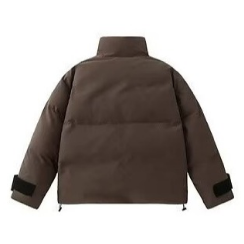Women's Vintage Metal Button Stand Collar Coat