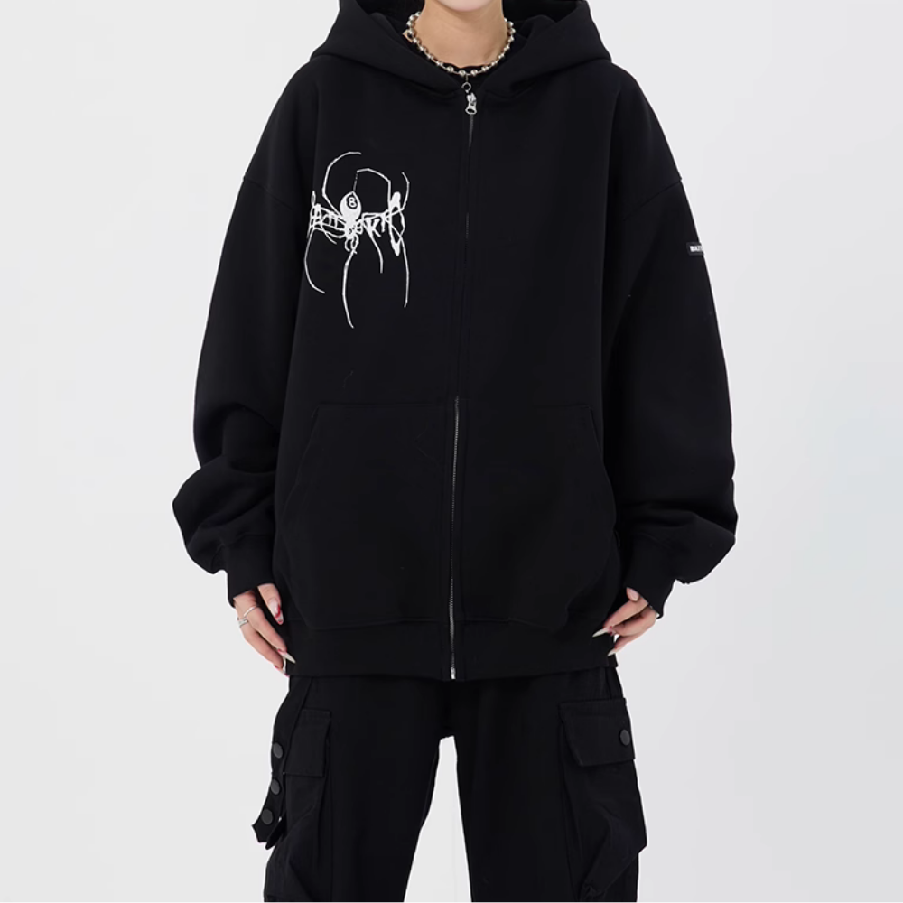 Women's Hip Hop Spider Hoodie