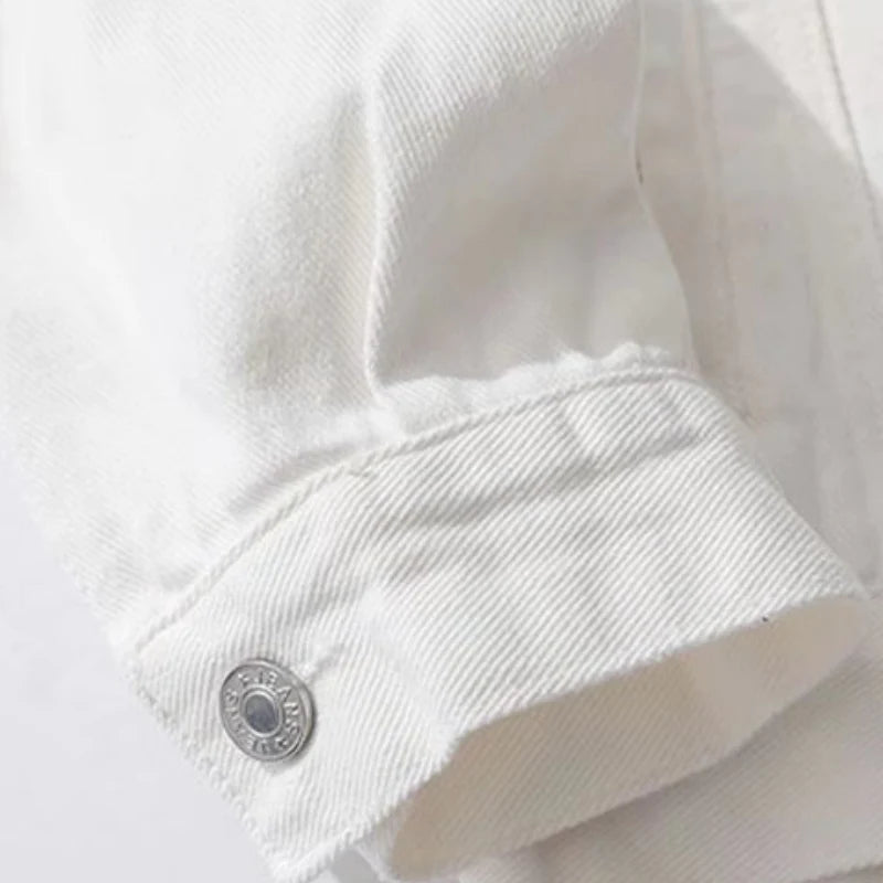 Hand-Drawn Graffiti Denim Jacket