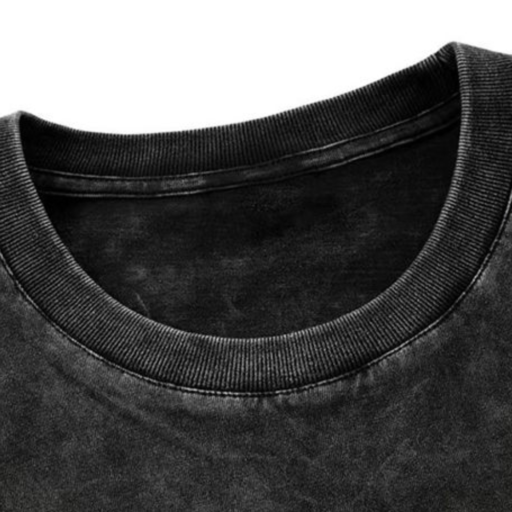 Simple Stars Cotton Washed T-Shirt