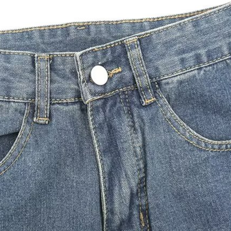 Art In War Embroidered Bullet Jeans